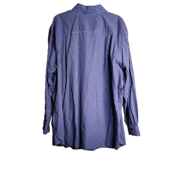 Rochester Egyptian Cotton Button Up Shirt 36/37T 19 Neck Mens XXL Multicolor - Picture 2 of 4